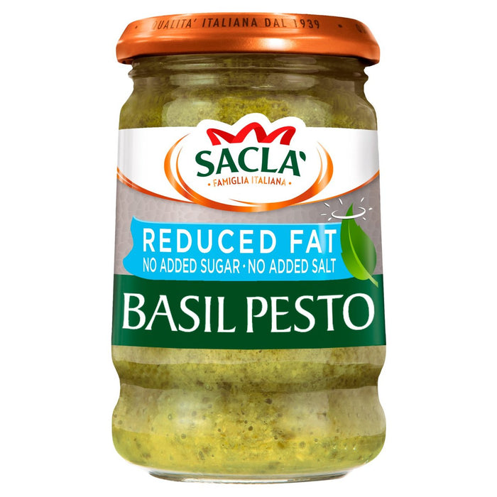 Sacla' Reduced Fat Basil Pesto 190g