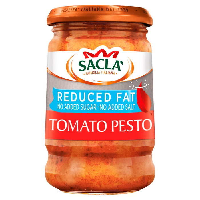 Sacla 'reduziertes Fett Tomatenpesto 190g
