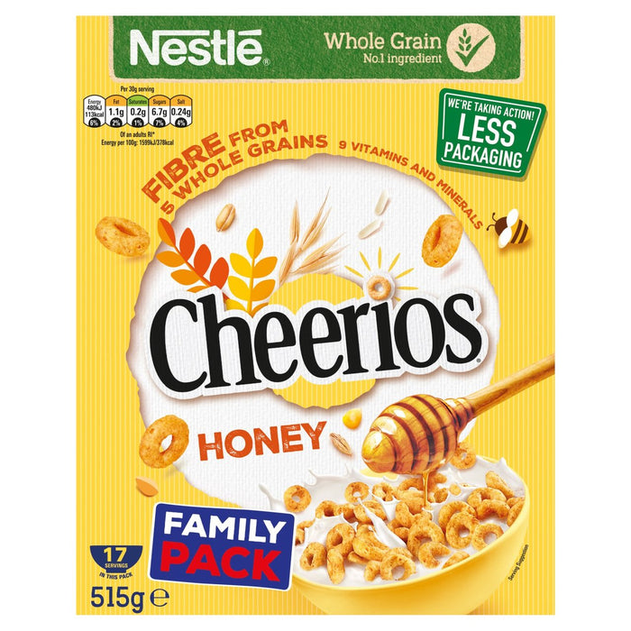 Nestle Cheerios Honey Cereal 515g