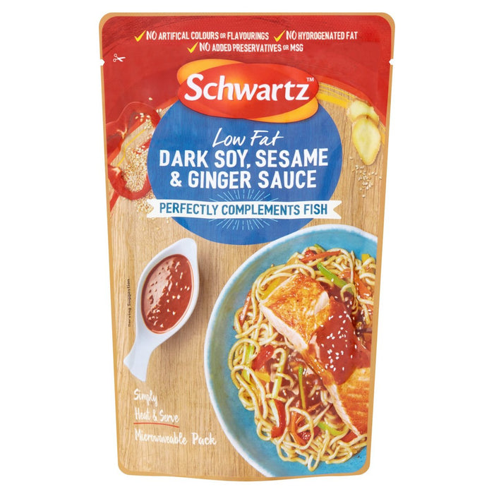 Schwartz Dark Soy Sesame & Ginger Sauce for Fish 300g