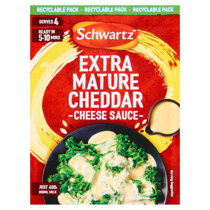 Schwartz Extra Mature Cheddar Cheese Sauce 30g