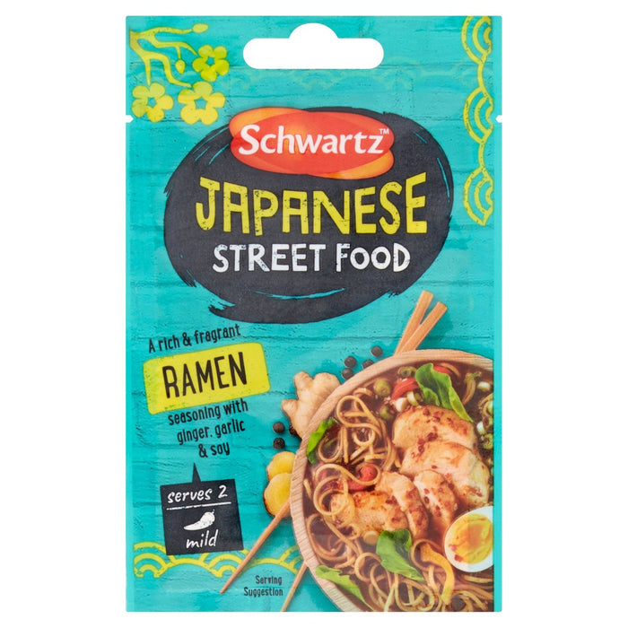 Schwartz Japanische Street Food -Gewürz 15G