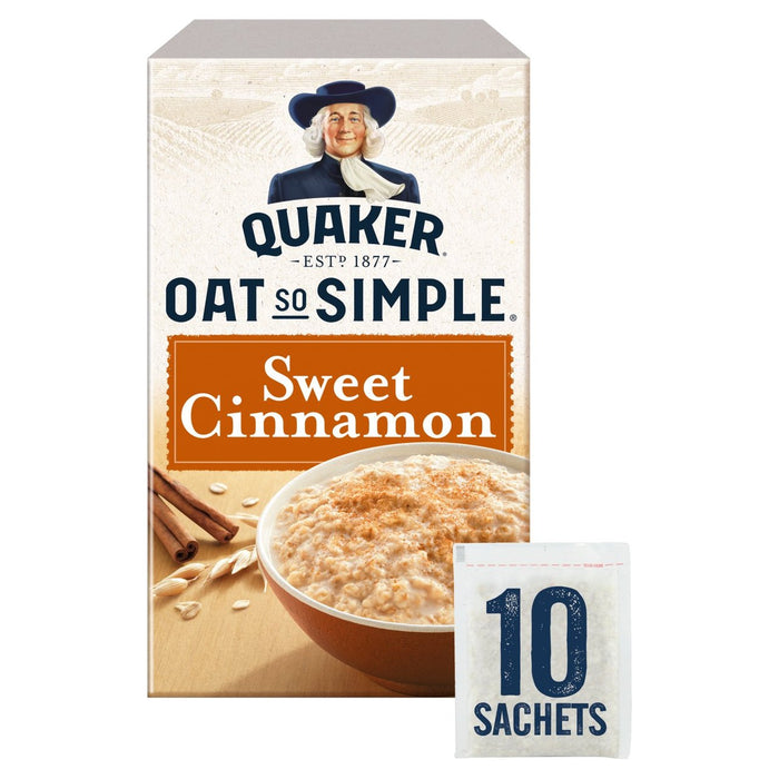 Quaker Oat So Simple Sweet Canela Porridge 10 x 33g 
