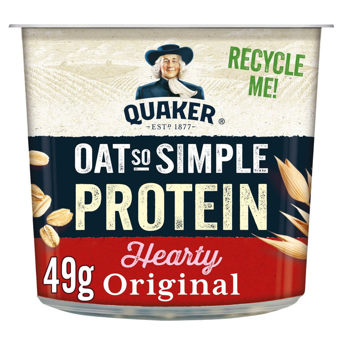 Quaker Oat So Simple Protein Porridge Pot Original 49g
