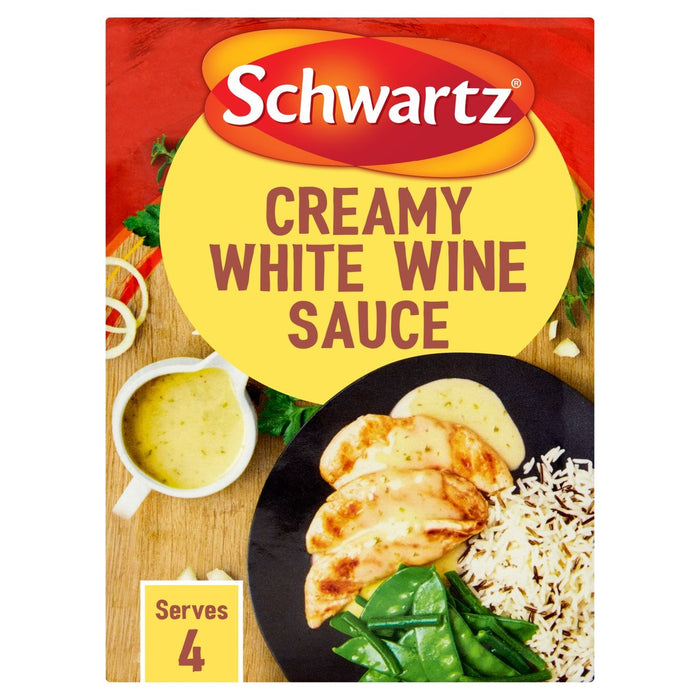 Schwartz verser sur du vin blanc crémeux et des herbes 26g