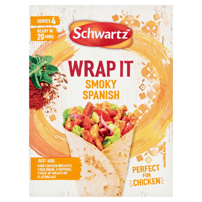 Schwartz Wrap It Smoky Spanish 30g