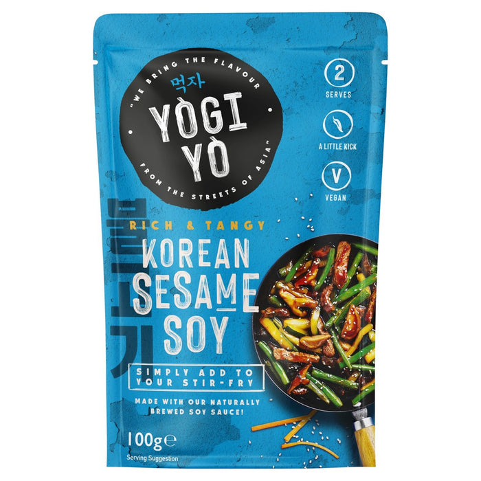 Yogiyo Mild Korean Sesame Soy Stir Fry Sauce 100g