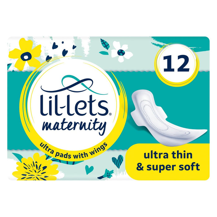 Lil-Lets Maternity Ultra Pads 12 per pack