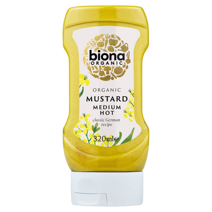Biona Organic Mustard Squeezy Bottle 320ml