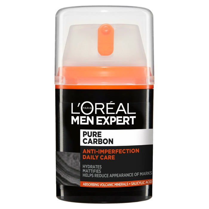 L'Oréal Men Expert Pure Carbon anti-spot exfoliant la face quotidienne de 50 ml