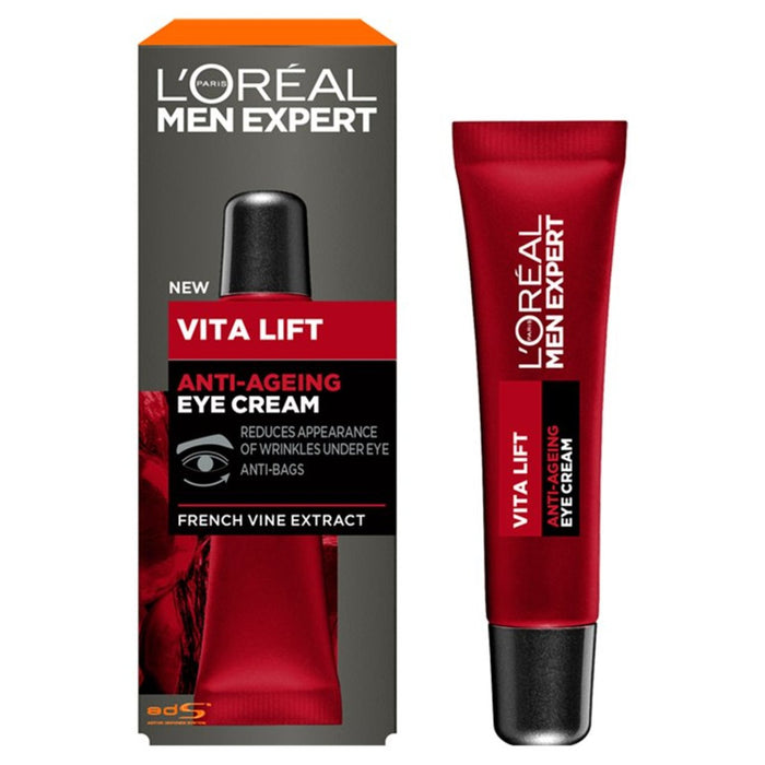 L'Oreal Men Expert Vita Lift Anti envejecimiento de la crema para los ojos 15 ml