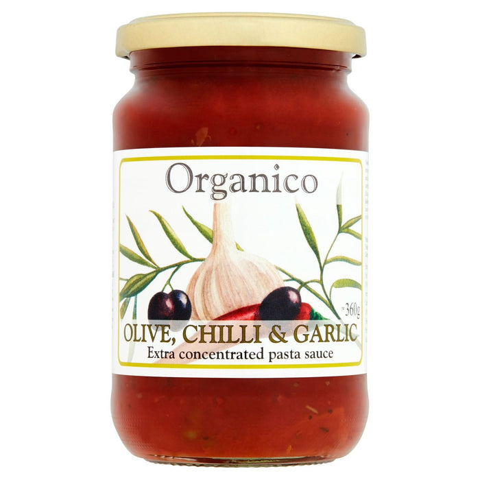 Organico Olive Chilli & Garlic Pasta Sauce 360g