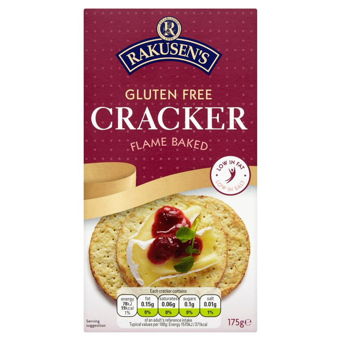 Crackers sin gluten de Rakusen 175G