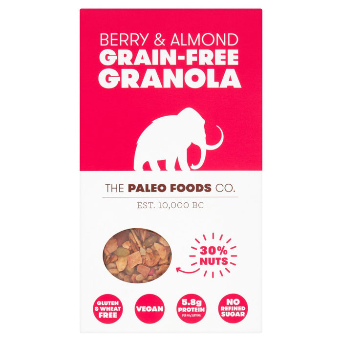 The Paleo Foods Co Berry & Almond Grain-Free Granola 285g