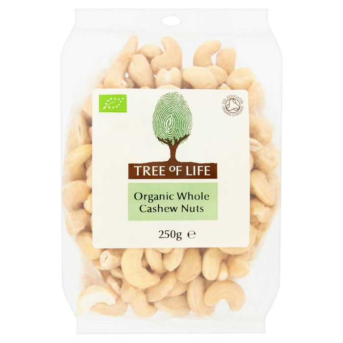 Tree of Life Organic Whole Cashew Nuts 250g
