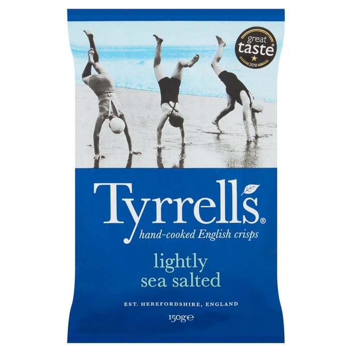 Tyrrells Ligeramente pasadas de sal salada por mar 150g