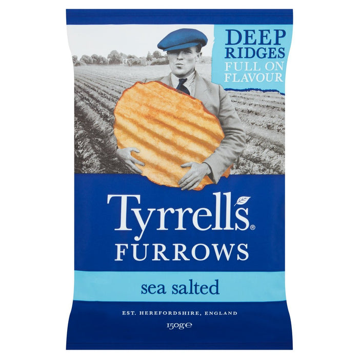 Tyrrells Sea Salted Furrows 150g