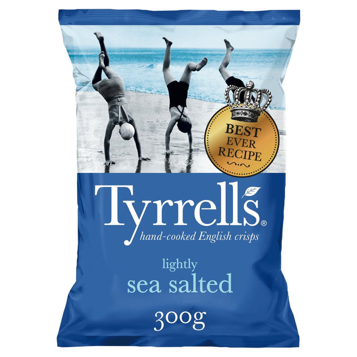 Tyrrells Lightly Sea Salted Crisps 300g