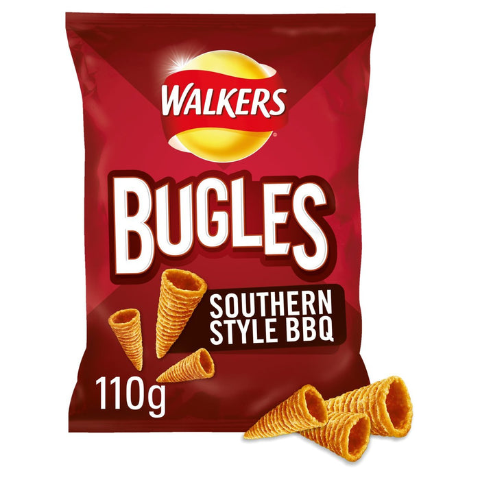 Walkers Bugles Southern Style BBQ Snacks 110g