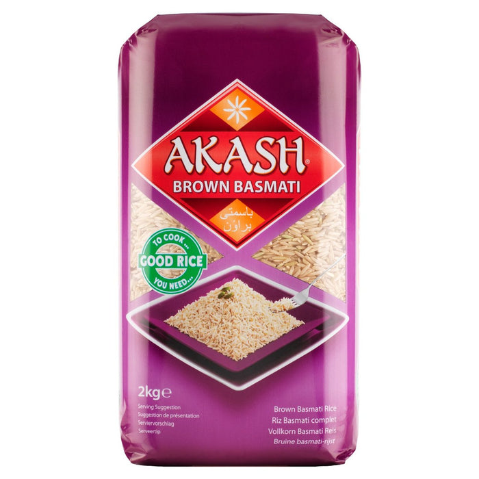Akash Brown Basmati Reis 2 kg