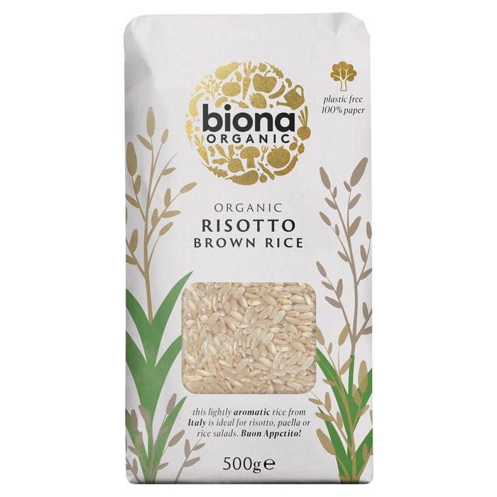 Biona Organic Risotto Arroz integral 500G