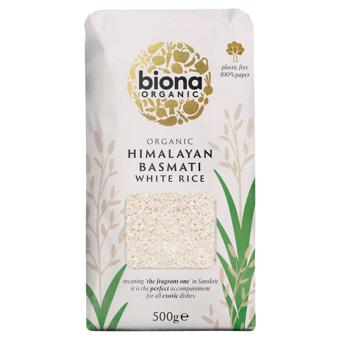 Biona organischer weißer Basmati -Reis 500 g