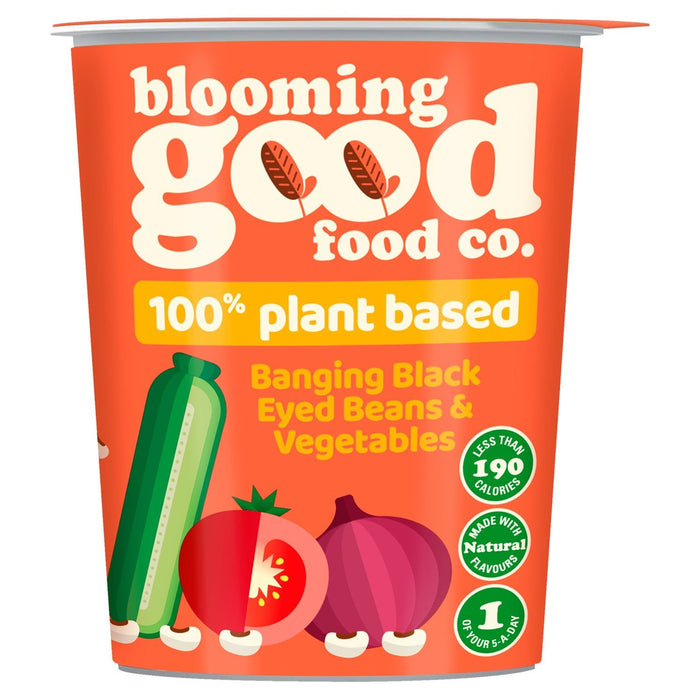 Blooming Good Food Co. Black Eyed Bean et Veg 55G