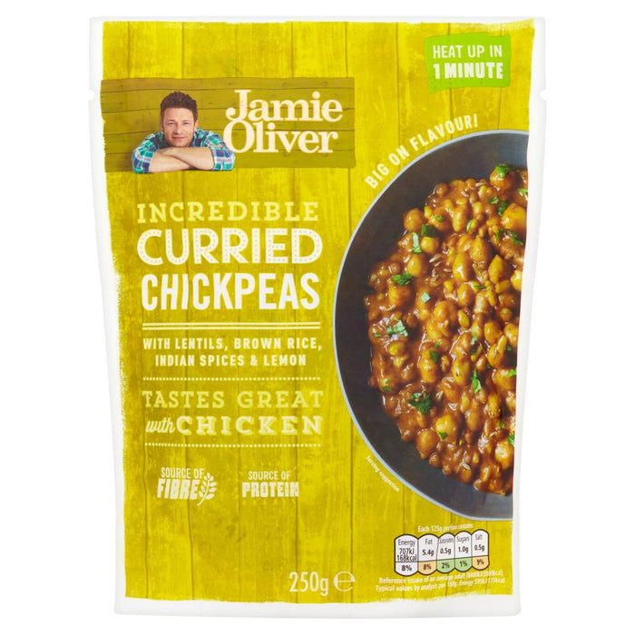 Curried Chickpeas Jamie Oliver Ready to Eat 250g