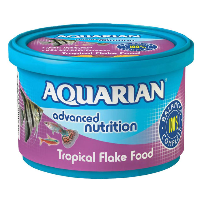 Aquarian Tropical Fish Food Flakes 50g