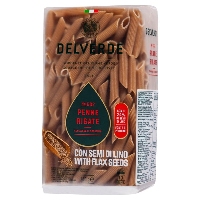Delverde Flax Seeds Penne 450g