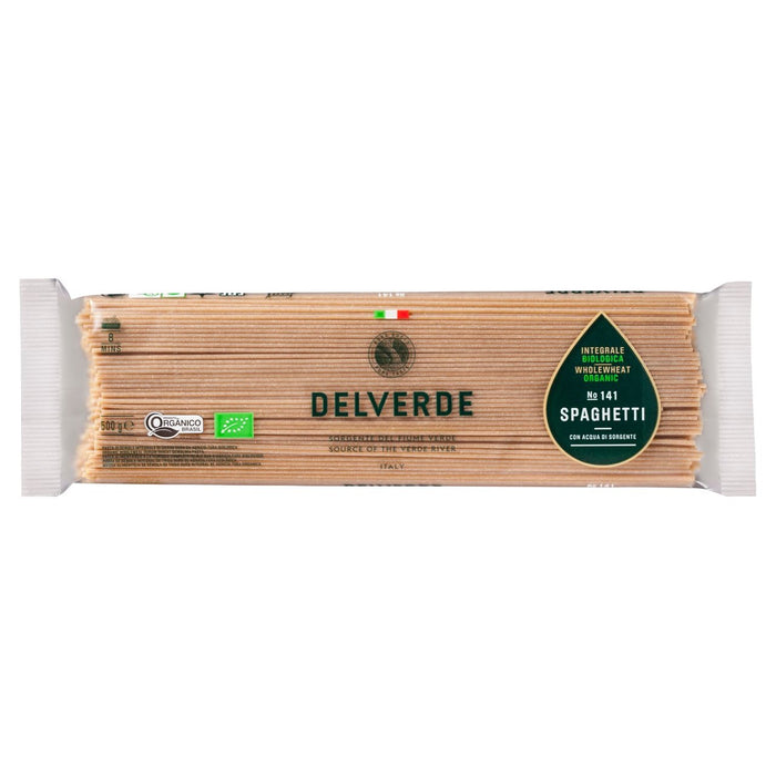 Delverde Whole Wheat Organic Spaghetti 500g