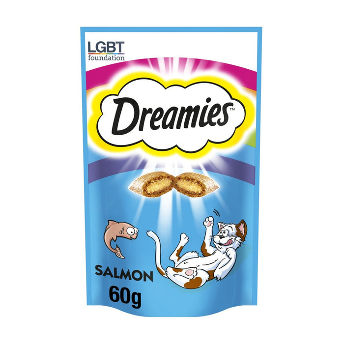 Dreamies Adult 1+ Cat Treats with Salmon 60g