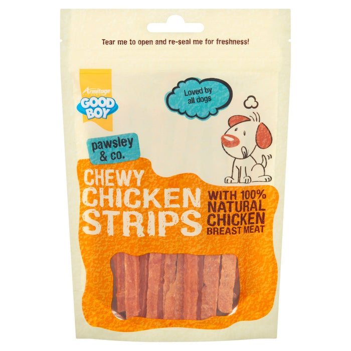 Good Boy Chewy Chicken Strips Dog Treats 100g