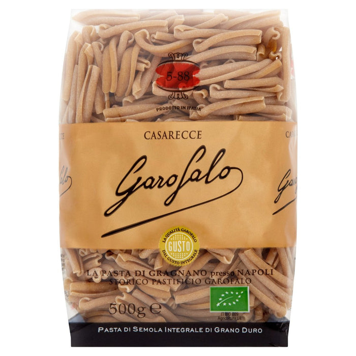 Garofalo Organic Whole Wheat Casarecce Pasta 500g