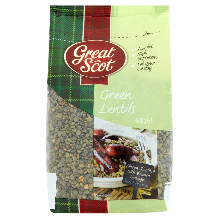 Great Scot Green Lentils 500g
