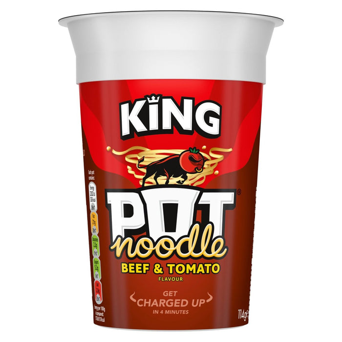 King Pot Noodle Beef & Tomate 114g