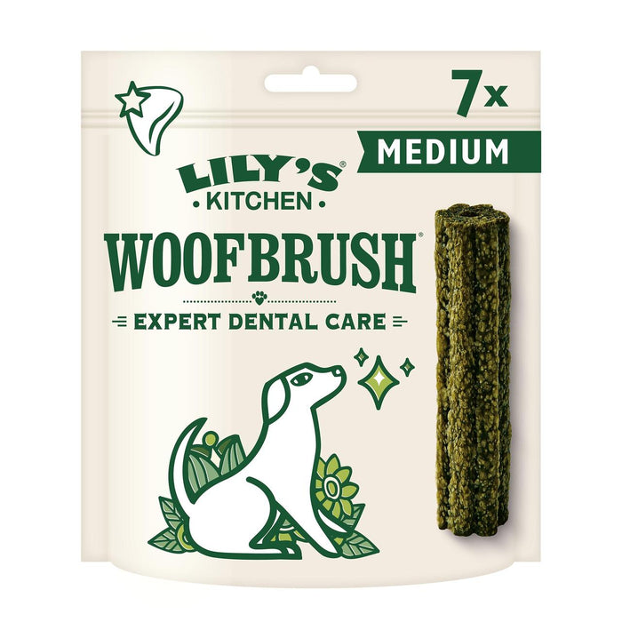 Lily's Kitchen Woofbrush Natural Daily Dental Chew Medium Dog 7 x 28g
