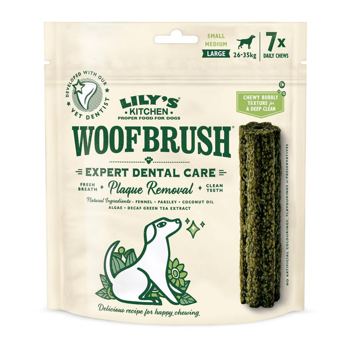 Lily's Kitchen Woofbrush Natural Daily Dental Chew Large Dog 7 x 47g