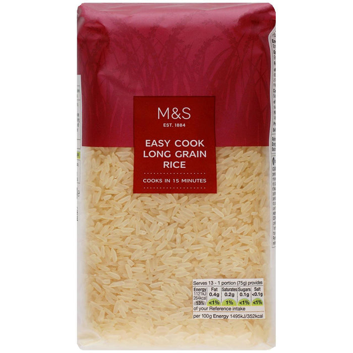 M&S Easy Cook Long Grain Riz 1kg