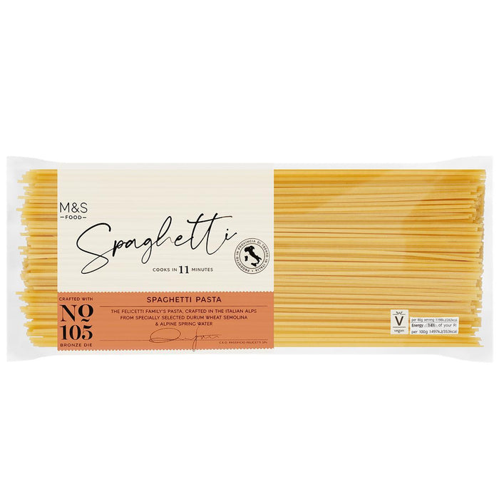 M&S fabriqué en Italie Spaghetti 500G