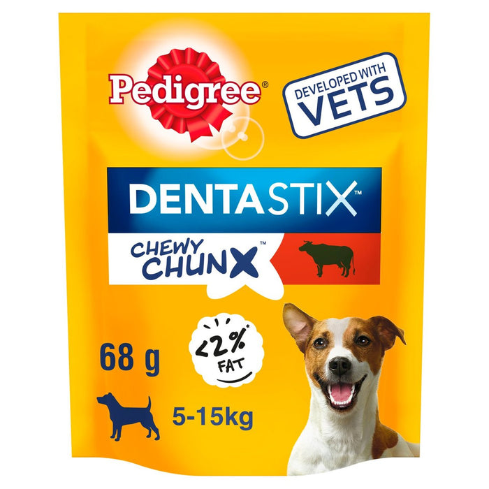 Pedigree Dentastix Chewy Chunx Mini Adult Dog Treat Sabor Carne 68g 