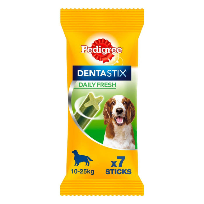Pedigree dentastix frais quotidien adulte médium de chiens dentaire 7 x 26g