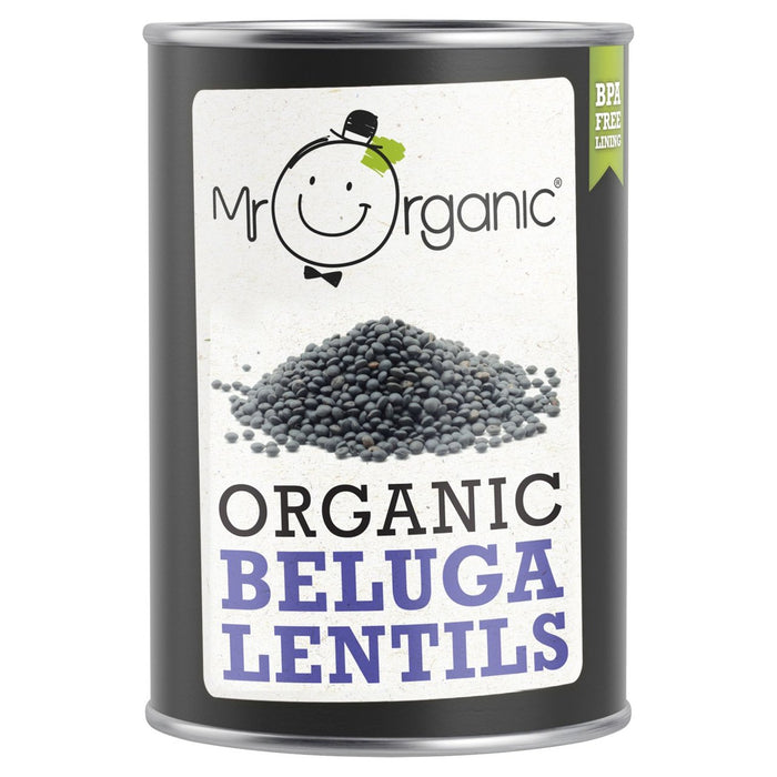 Mr Organic Beluga Lentils 400g