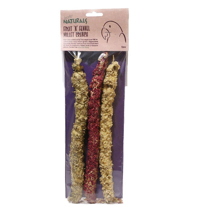 Rosewood Boredom Breaker Natural Treats Carrot & Fennel Sticks 120g