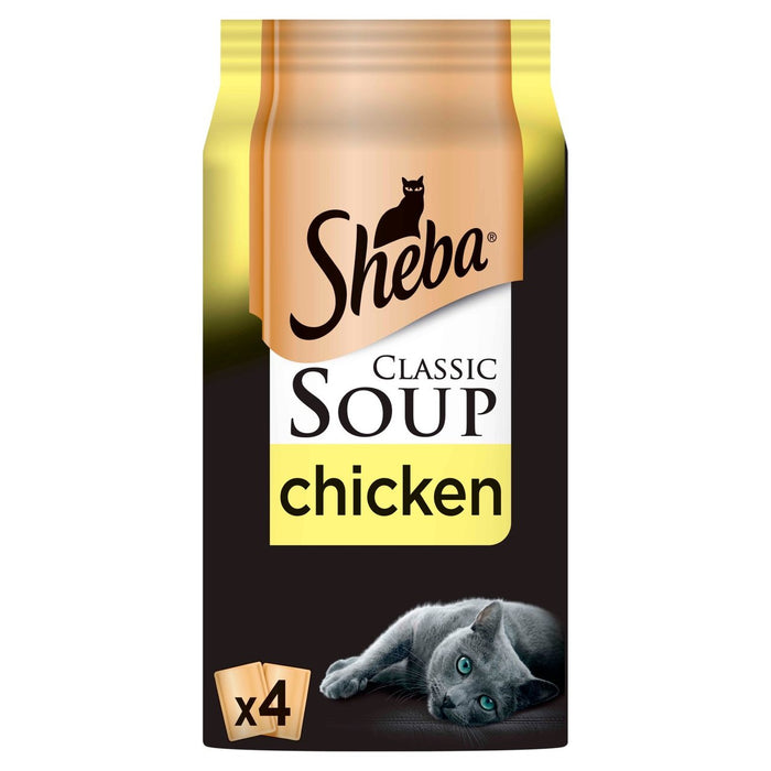Sheba Classics Soup Chicken Fillets 4 x 40g