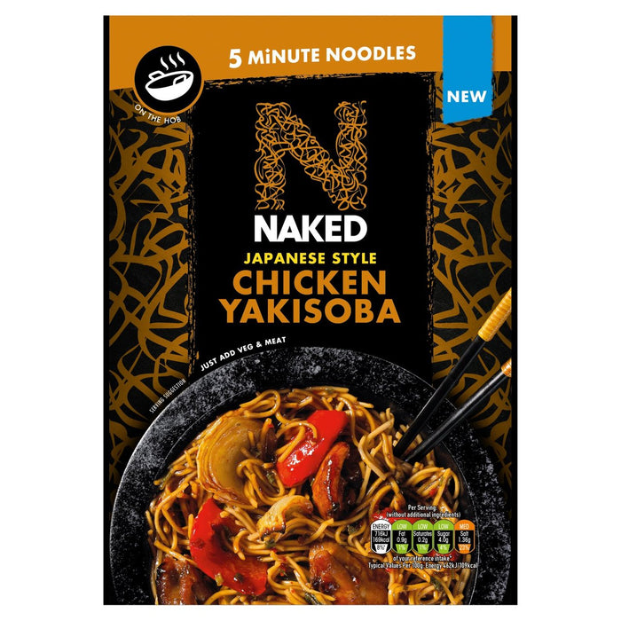 Naked Chicken Yakisoba Stirfry Noodle 100g