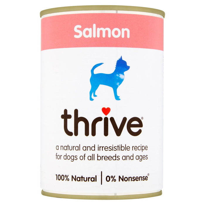 Prospérer le saumon pour chiens complets 375g