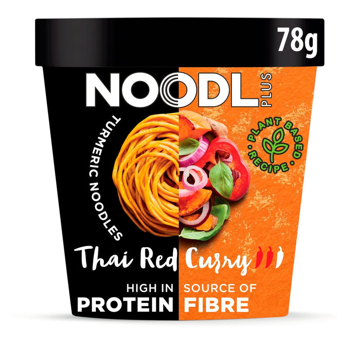 Noodl Plus Turmeric with Thai Red Curry Pot 78g