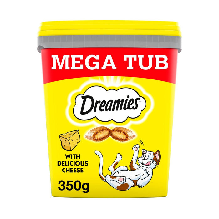 Dreamies Adult 1+ Cat Treats with Cheese Tub 350g