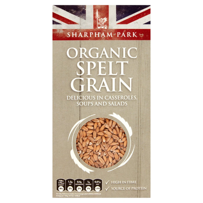 Sharpham Park Organic Spelt Grain 500g